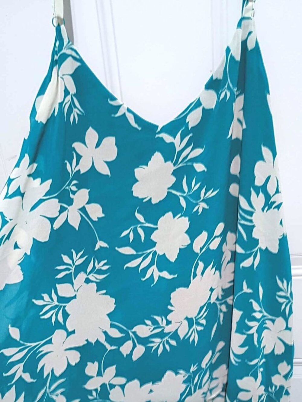 NWOT Torrid Sophie Teal Floral Swing Plus Size Cami. Size 4 (4X)